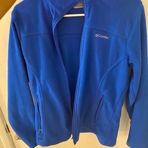 Blue Zip-up Columbia Jacket